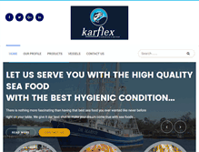 Tablet Screenshot of karflexfisheries.com